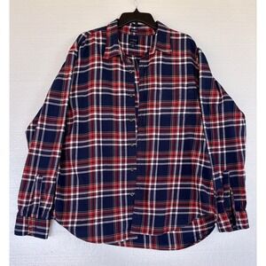 J.Crew  Men's Classic-Fit Long-Sleeve Flannel Plaid Shirt XXL - See Description